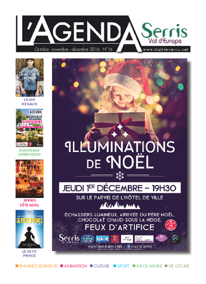 Agenda trimestriel n°16