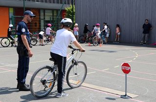 La PM fait passer le permis vélo