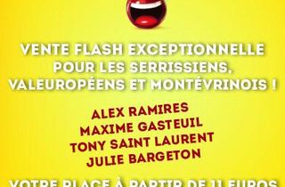 Festival International d'Humour à Serris : vente flash pour les Serrissiens, Valeuropéens et Montévrinois ! 