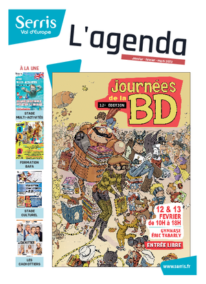 Agenda trimestriel : janvier, février, mars 2022