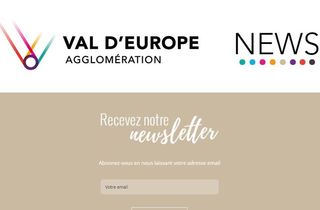 Abonnez-vous à la newsletter de Val d’Europe agglomération