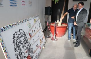 Vernissage de l'exposition "Jean de La Fontaine fête ses 25 ans"